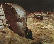 Ehilu Vedder Listening to the Sphinx oil painting reproduction